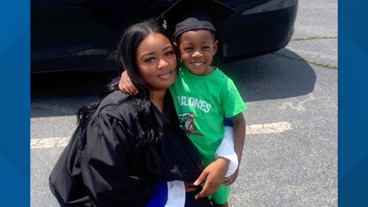 May be an image of 2 people, child, people smiling and text that says 'ULONES'