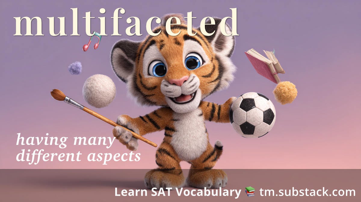 Multi Faceted Examples Multifaceted — Meaning, Definition, & Examples | SAT Vocabulary