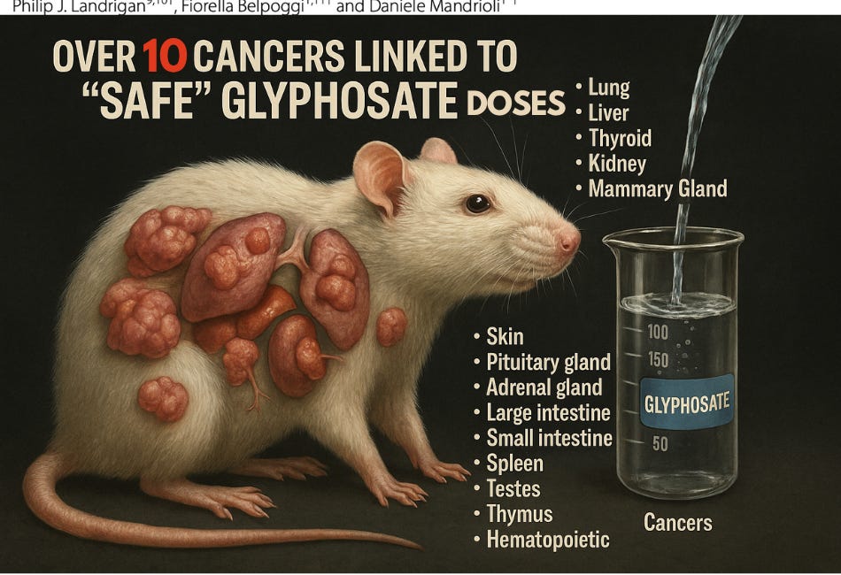 World’s Top Herbicide Linked to Over 10 Distinct Cancers at "Safe" Doses in Landmark Study