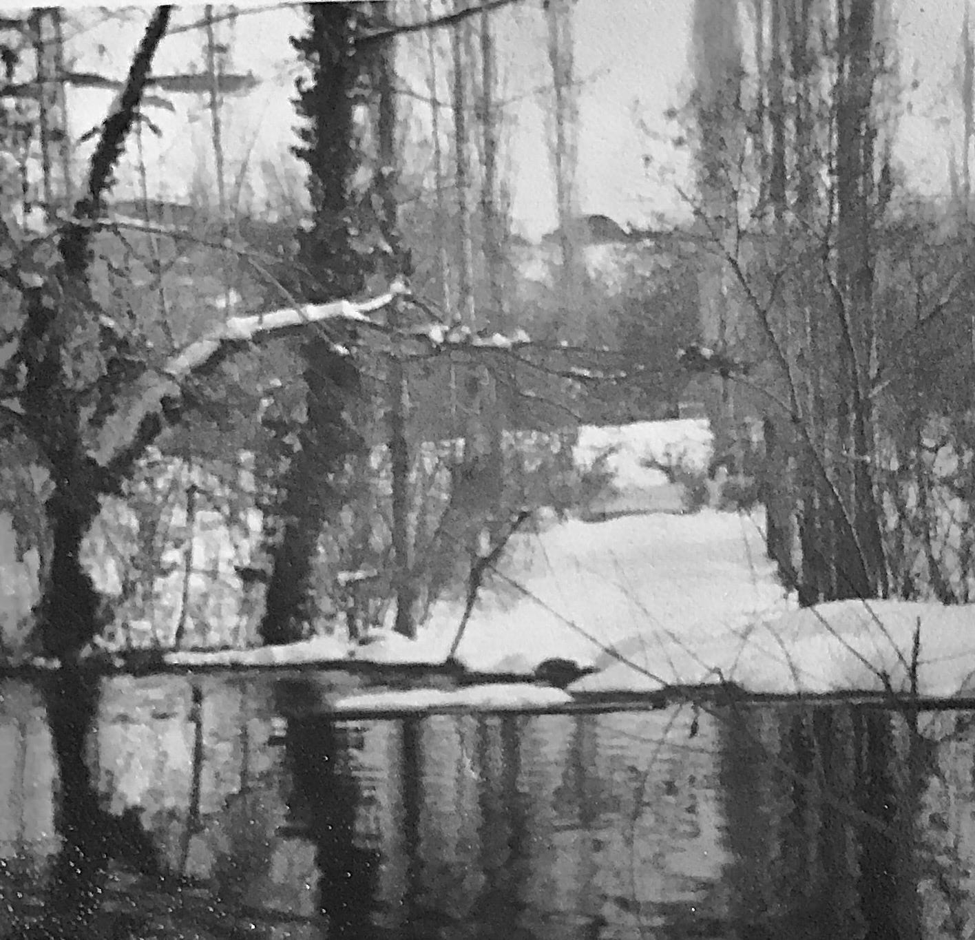 Photograph by author Bianca Bagatourian of a village in Iran in the 1960s called Darrakeh