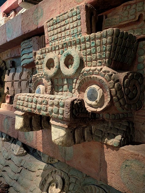 Statues and fountains at the Anthropology Museum