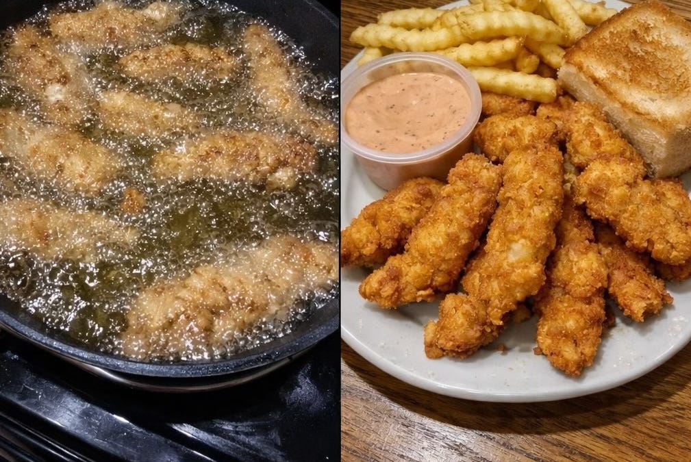 Crispy Buttermilk Chicken Fingers with Classic Cane’s Dipping Sauce