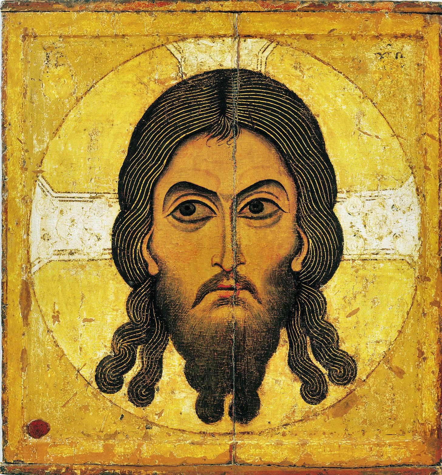 The Saviour Not Made by Hands, an icon of the Novgorod school, c. 1100