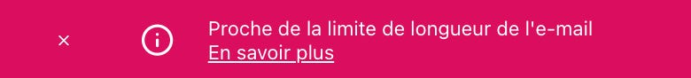 Alerte Substack : proche de la limite de longueur de l’e-mail