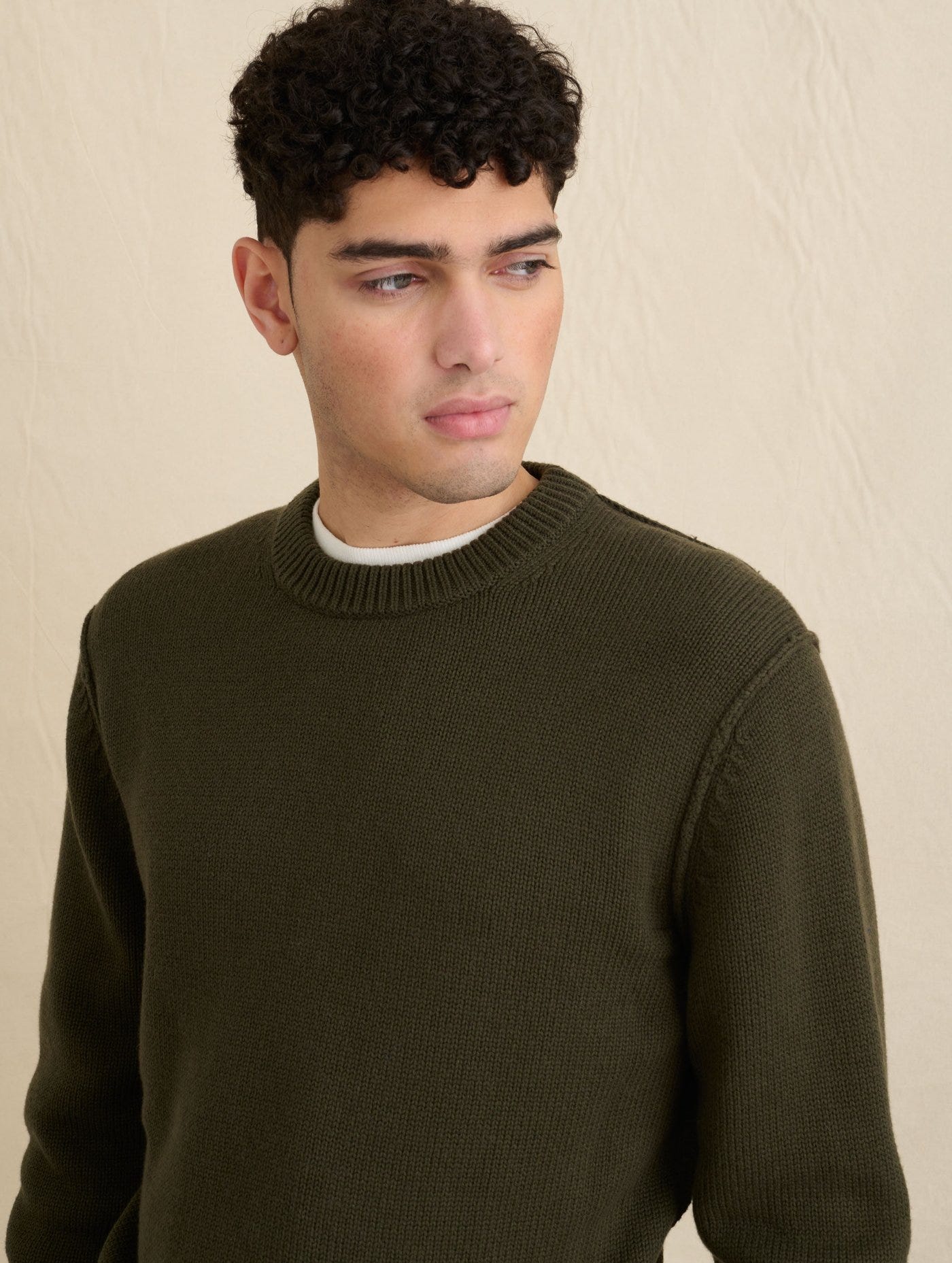 Weston Pullover in Wool Cotton