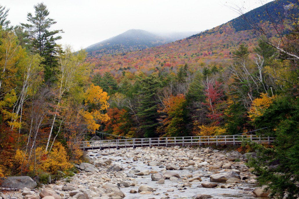 A misty morning in the White Mountains east of Lincoln, NH. A misty morning in the White Mountains east of Lincoln, NH.