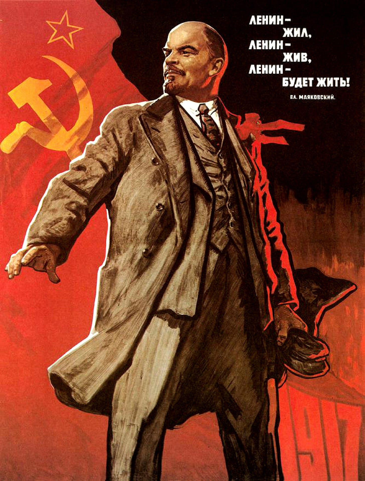 Soviet Union " Lenin Lived Lenin Lives Lenin Will Live Forever " Communist  Propaganda Print Poster - Etsy