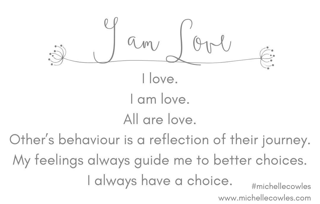 I am love, michelle cowles