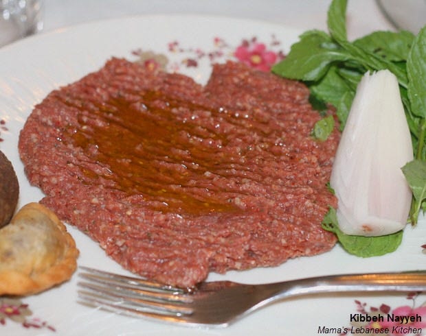 Lebanese Kibbeh Nayyeh Recipe - Raw Kibbe Recipe