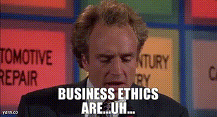 YARN | BUSINESS ETHICS ARE...UH... | Billy Madison (1995 ...