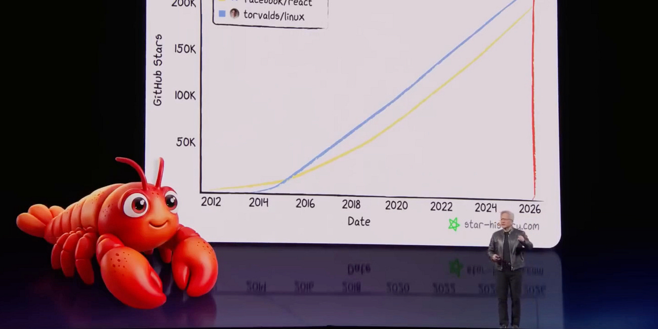 🔮 Jensen’s OpenClaw thesis 
