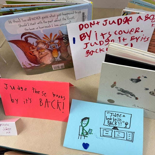 Hunting for the best backsides in the library