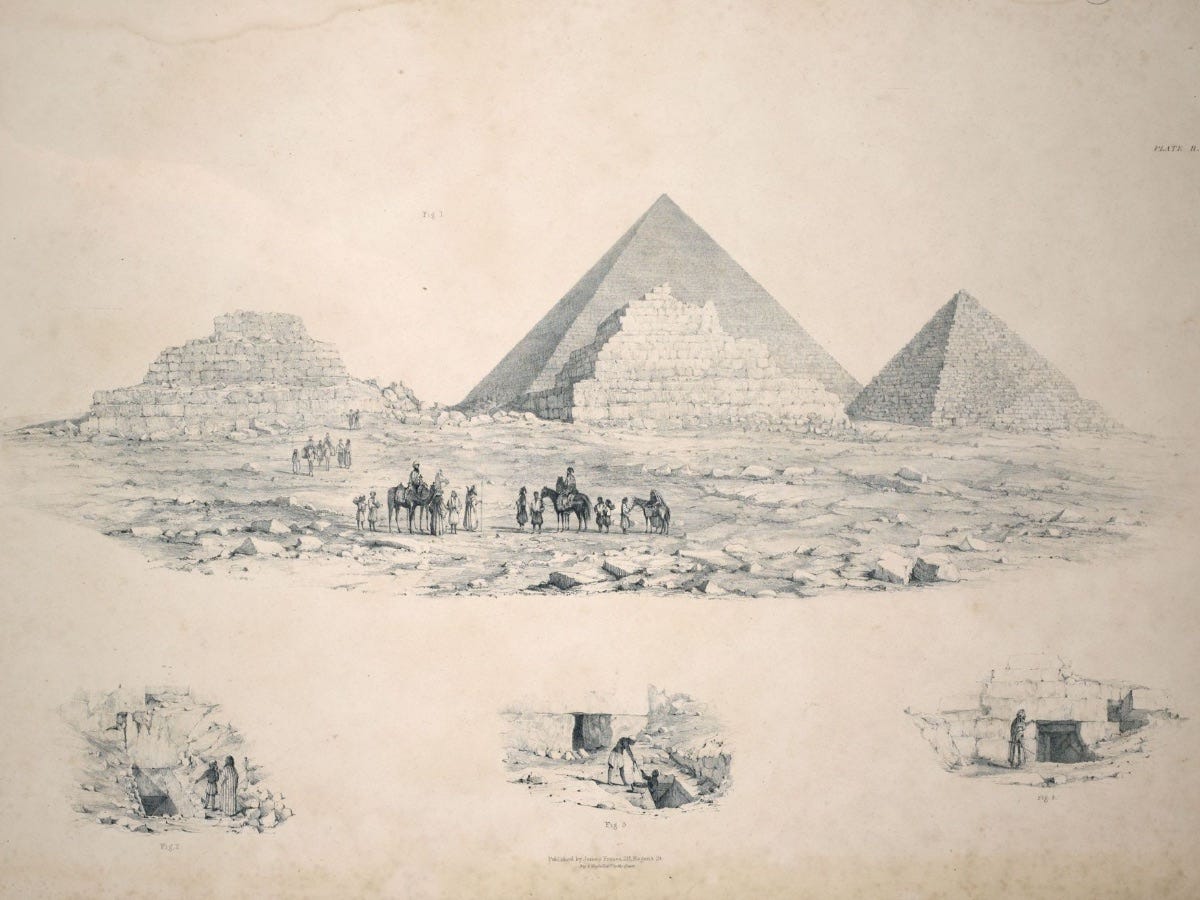 “Entrance to the 7th pyramid,” NYPL Digital Collections.