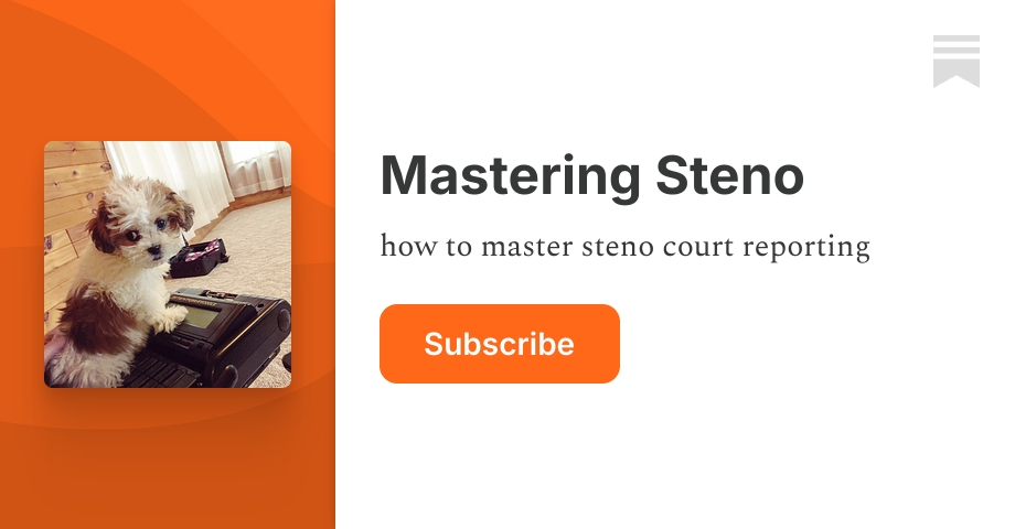 Mastering Steno | Keith Rowan | Substack