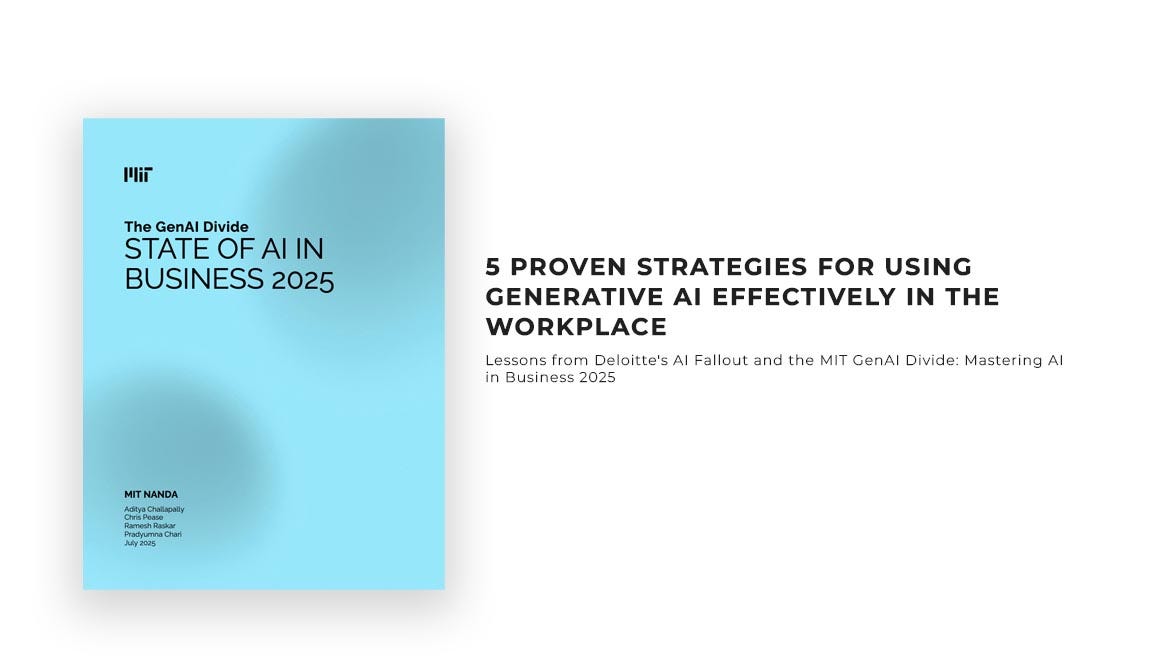 5 Proven Strategies for Using Generative AI Effectively in the Workplace