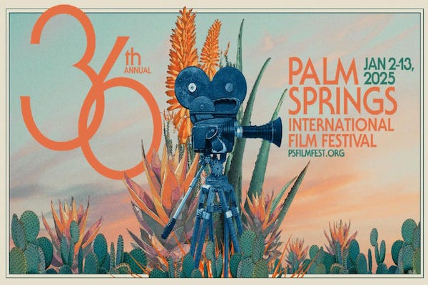 The poster for the 2025 International Palm Springs Film Festival