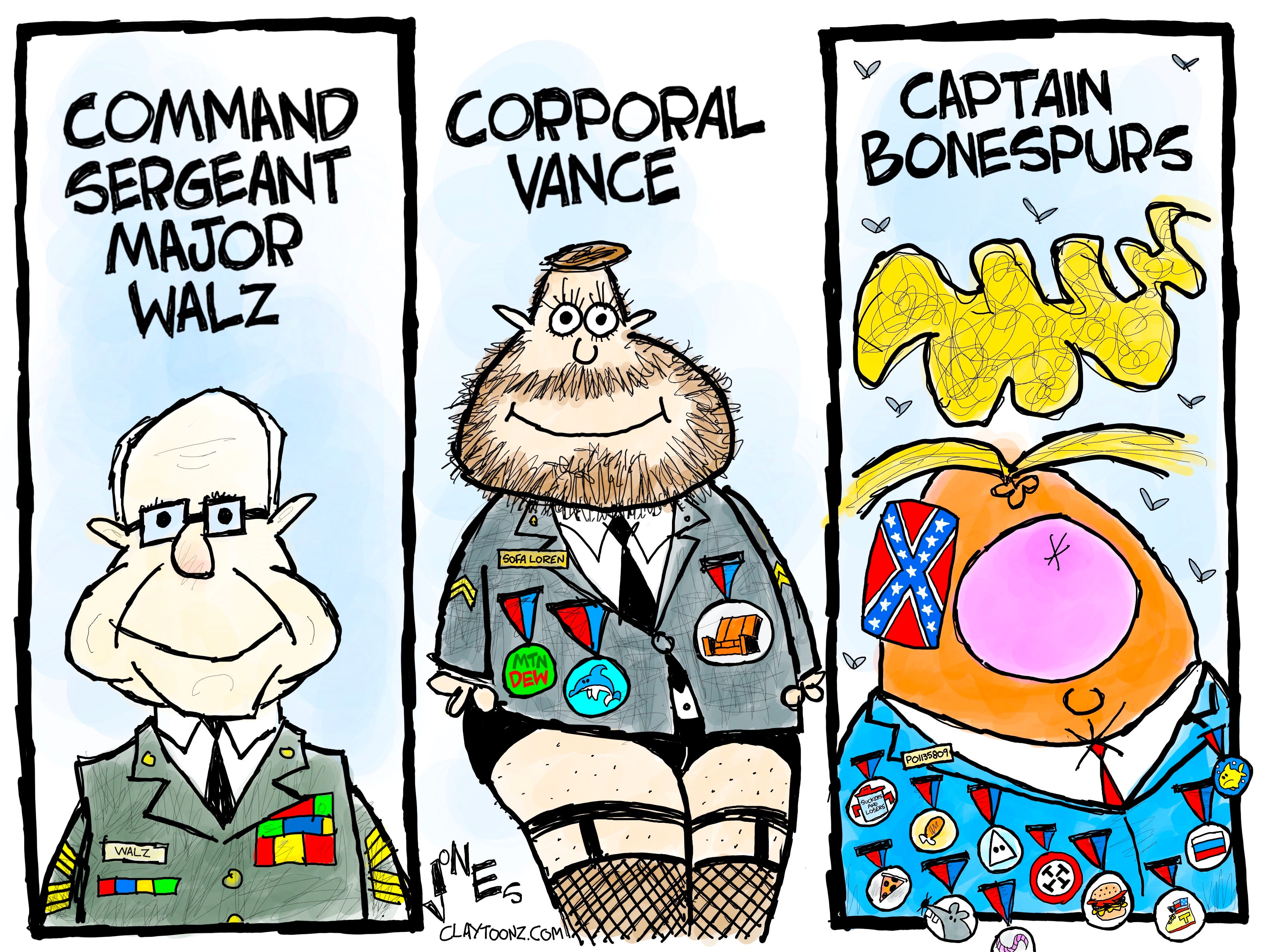 Oh Captain! My Captain - by Clay Jones - Claytoonz