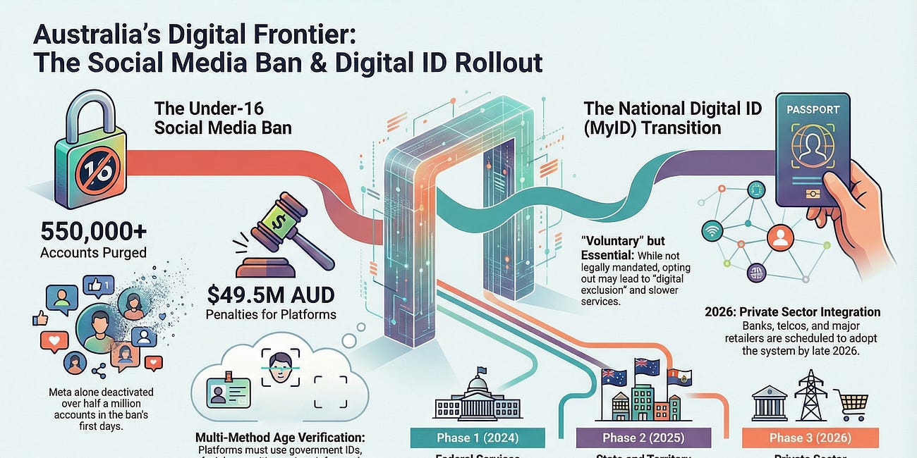 The Great Digital Purge: Australia’s “Age Ban” and the Global Blueprint for the Beast System