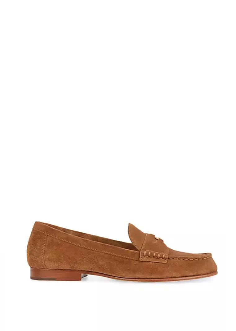 Veronica Beard Hazelwood Suede Penny Loafers Veronica Beard Hazelwood Suede Penny Loafers
