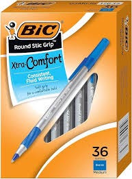 Amazon.com : BIC Round Stic Grip Xtra ...
