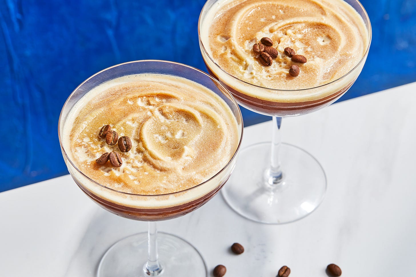 Frozen Salted Espresso Martinis 