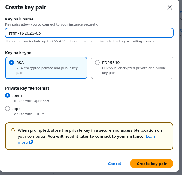AWS: basic infrastructure setup for WordPress
