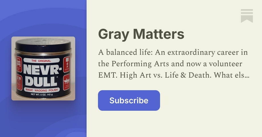 Gray Matters | Substack