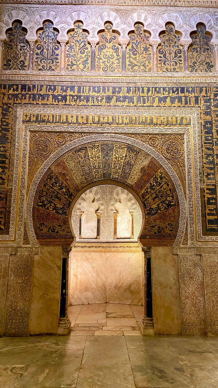 Mihrab di bekas Masjid Cordoba