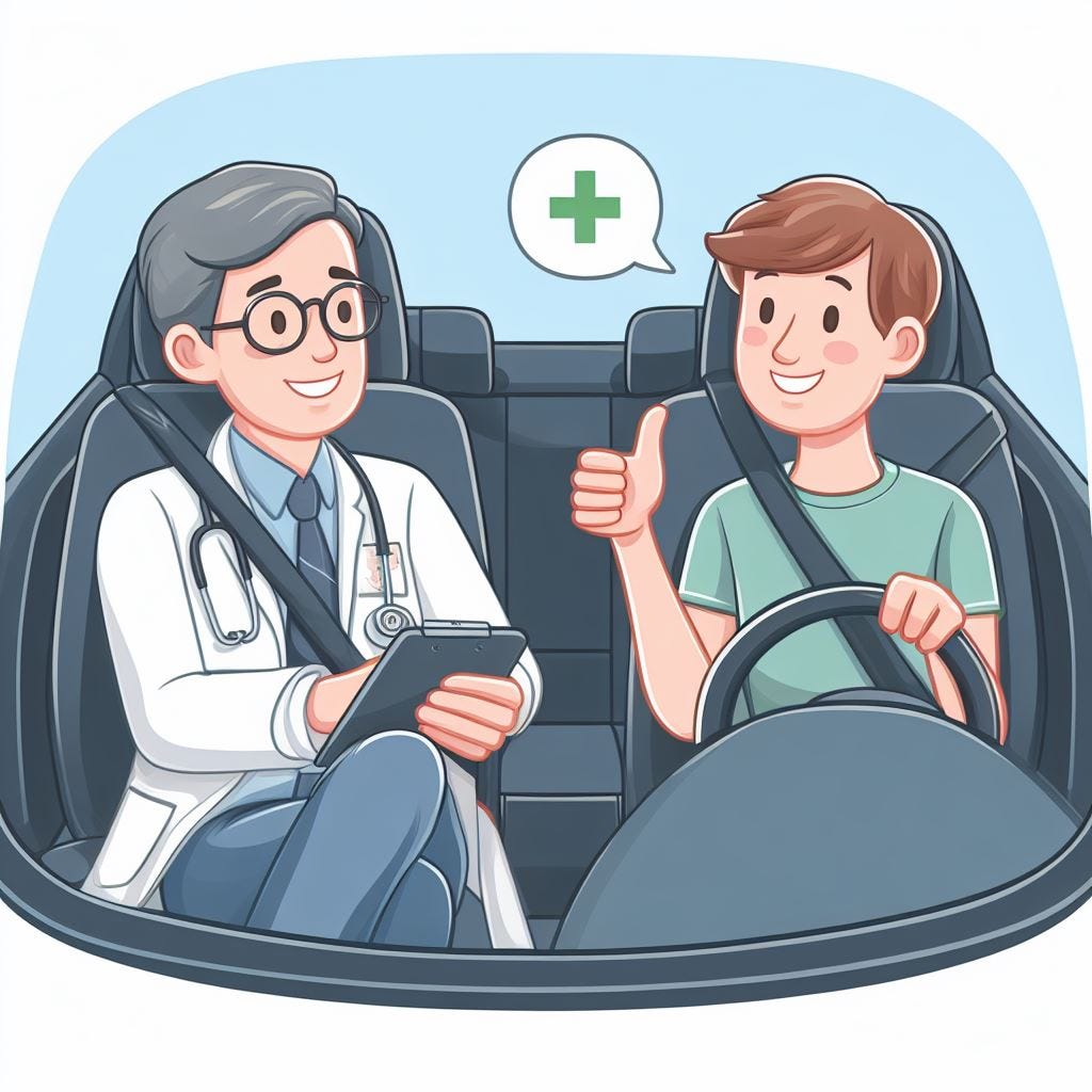 A patient better driver