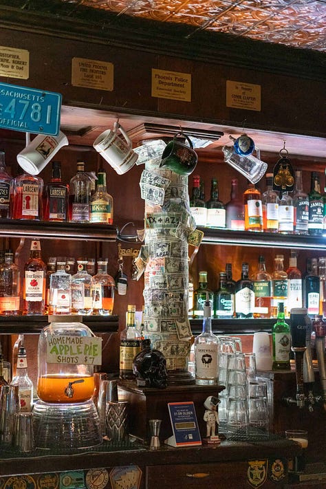 Photos of a pub interior