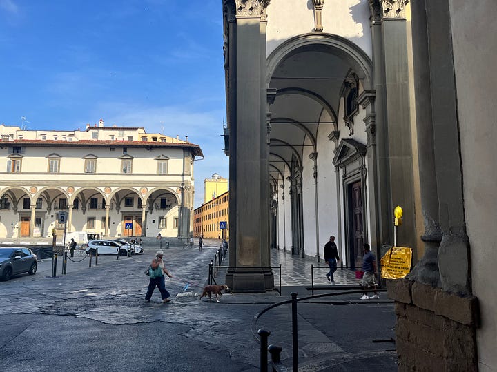 Loggia del Mercato Nuovo image is from Wikipedia, while the Vasari Corridor is from the Uffizi