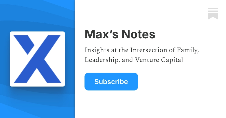 Max’s Notes | Substack