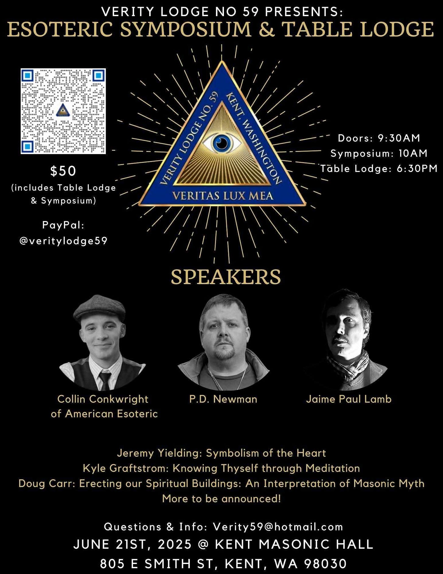 Verity Lodge Esoteric Symposium