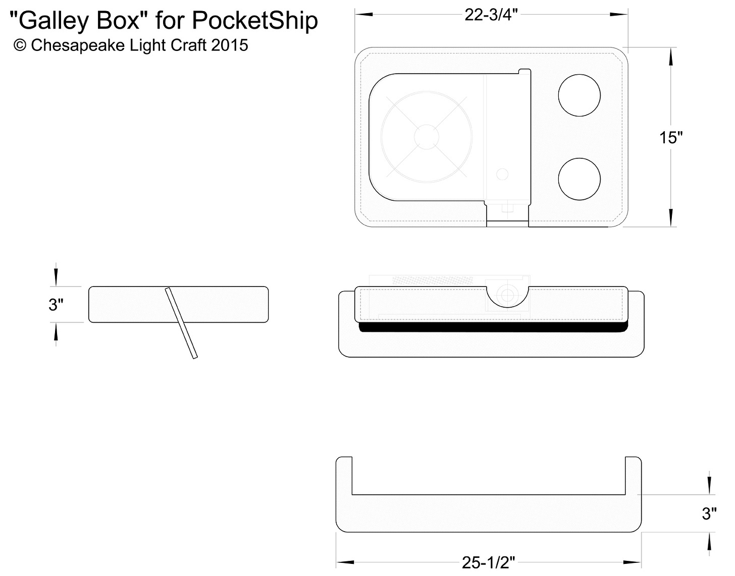 Build a galley box for camp-cruising in small boats
