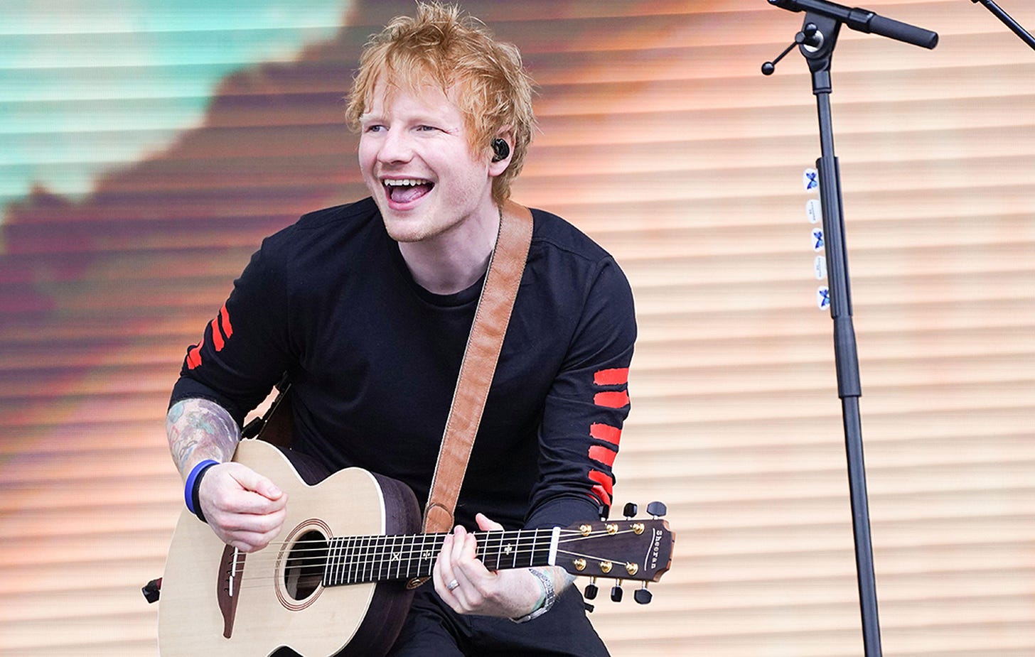 Ed Sheeran says listening to Eminem helped “cure” his stutter