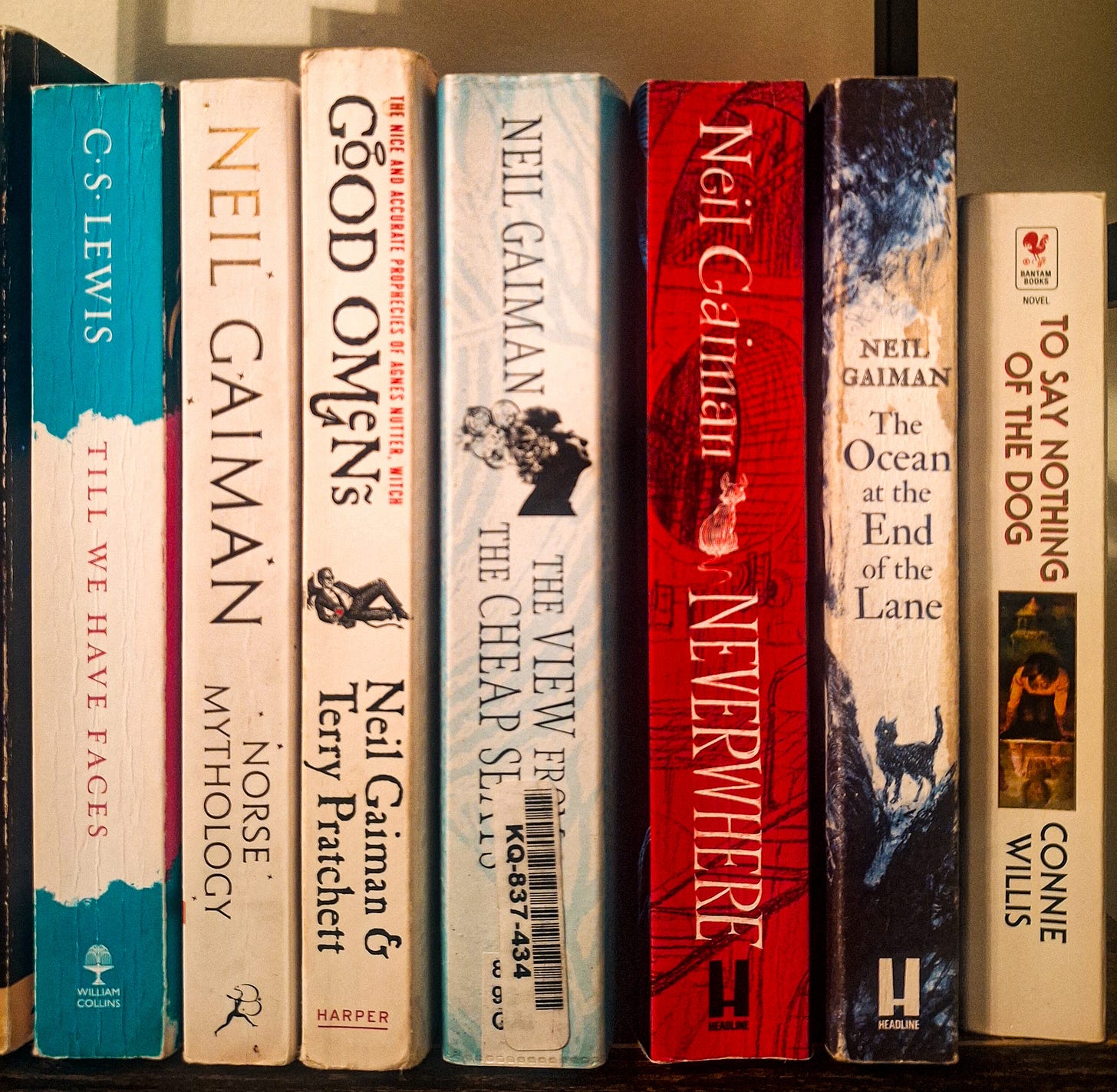 My Gaiman collection.