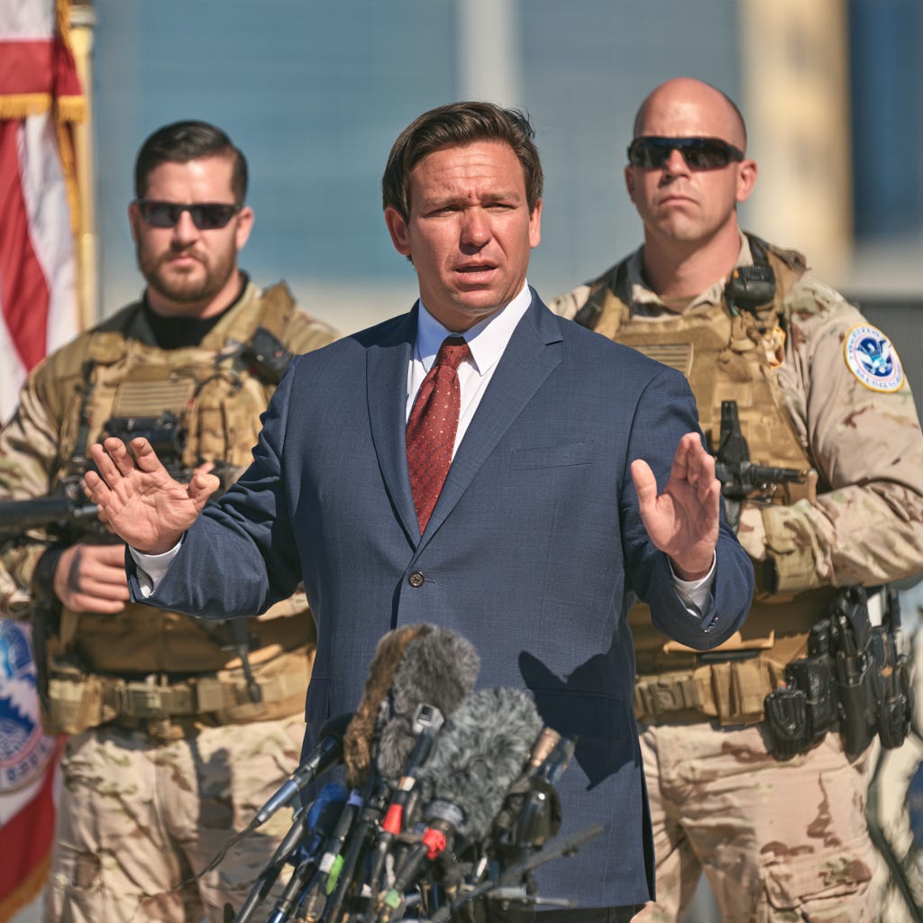 DeSantis pushes back on criticism of FLs illegal immigrant crackdown