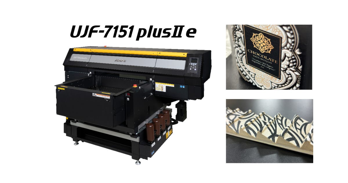 Mimaki launched UJF-7151 plusII e for industrial small-format output