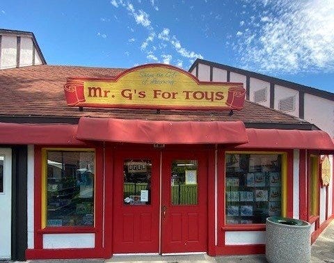 Mr. G's for Toys — LAKE ARROWHEAD VILLAGE Mr. G's for Toys — LAKE ARROWHEAD VILLAGE
