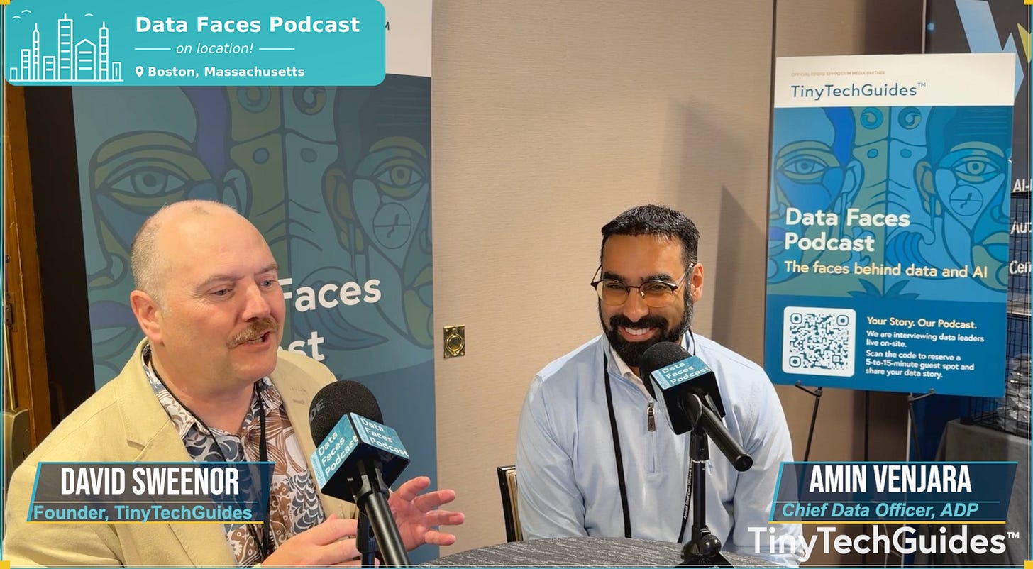 The Data Faces Podcast with Amin Venjara, Chief Data and Product Officer at ADP