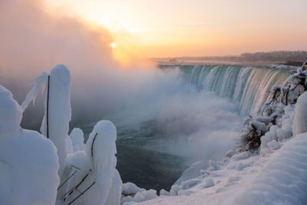 Niagara Falls in winter