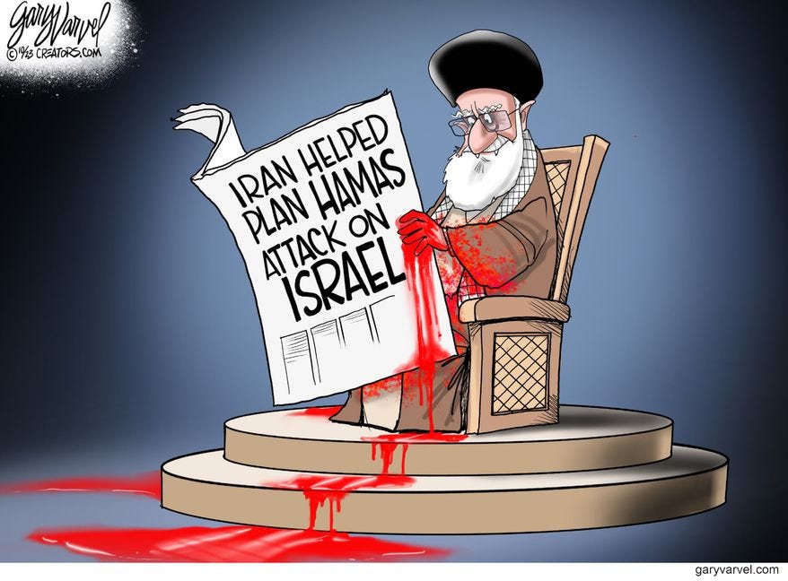 Political Cartoons - Around the World - Iran helped plan Hamas attack on  Israel | Washington Times