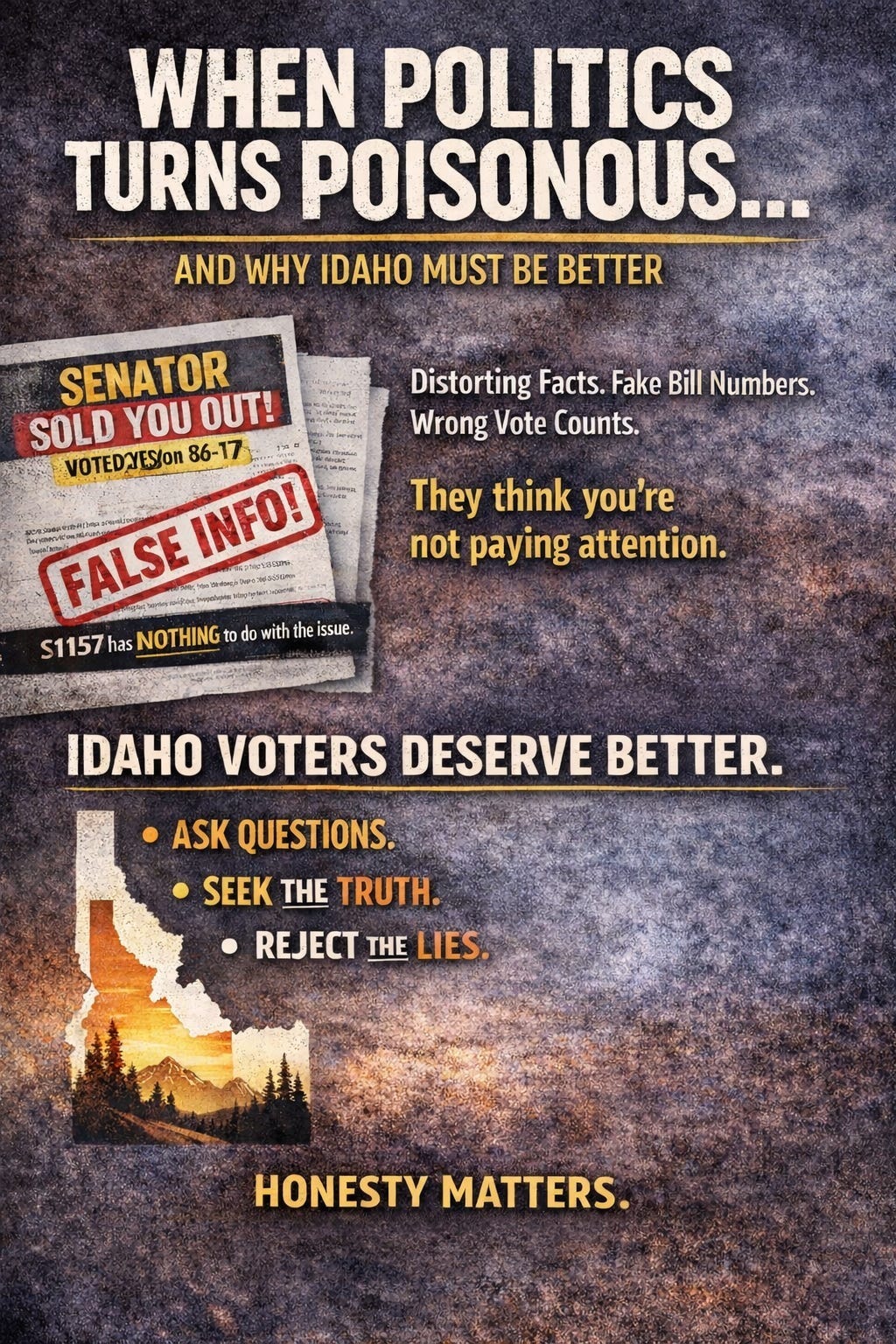 Who’s Behind the Attack Ads? - Idaho Gang of Eight