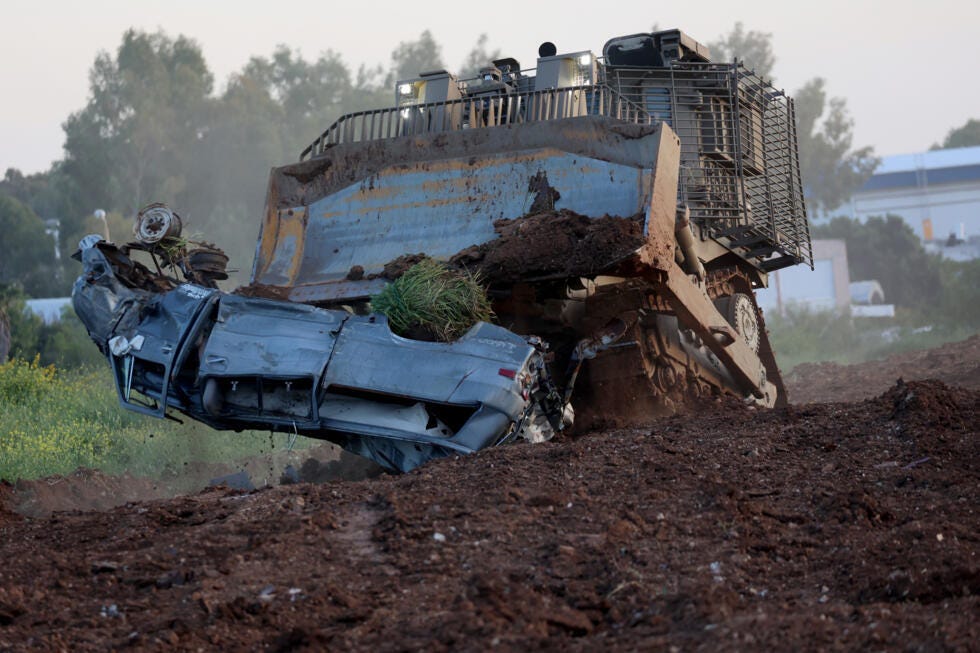 Israel's unmanned bulldozers breaking ground in Gaza war Israel's unmanned bulldozers breaking ground in Gaza war