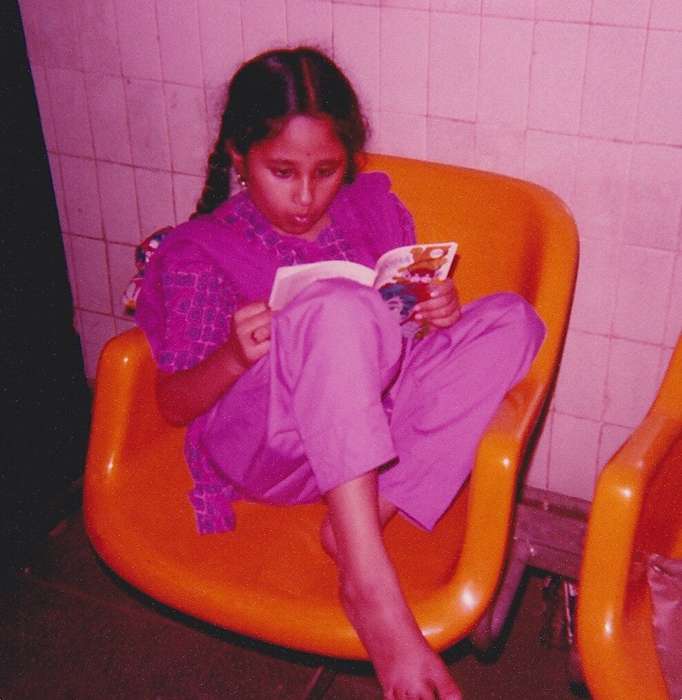 Rajani at age 8