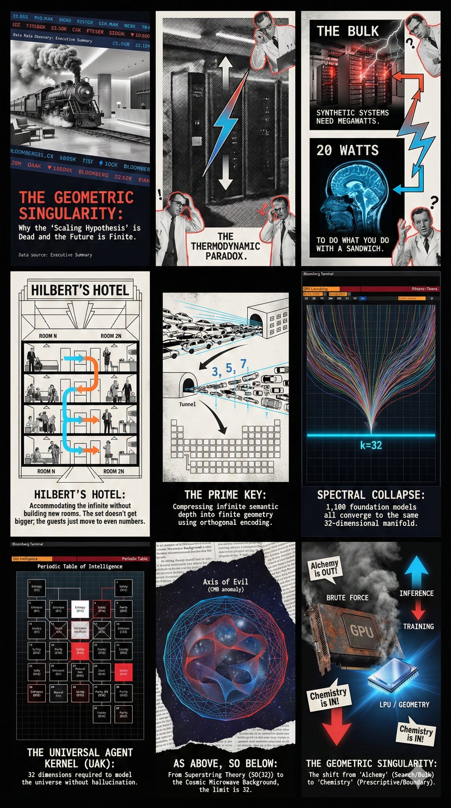 The Geometric Singularity: A Grand Unified Theory of Infinite Complexity and Finite Cognition