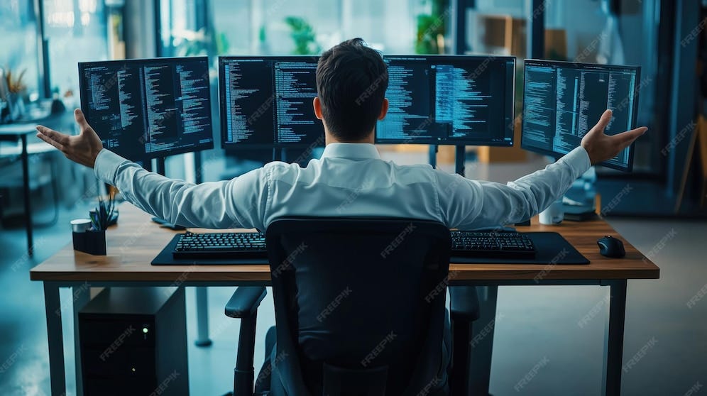https://img.freepik.com/premium-photo/coder-immersed-multiple-screens-showcases-art-programming-modern-workspace_489081-2898.jpg?w=996