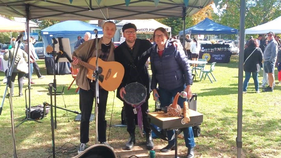 Local MP Susan Templeman at the Glenbrook Rotary markets.
