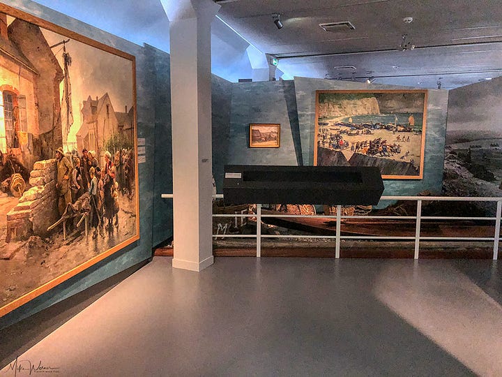 Displays at the Fishing Museum of Fecamp