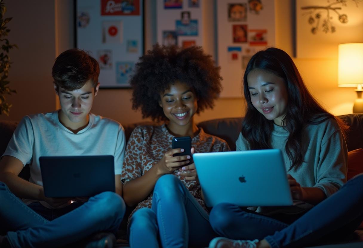 Médias sociaux : les habitudes des ados en 2024 